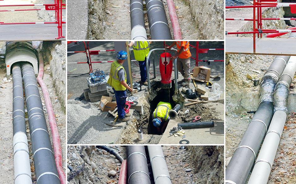 travaux assainissement prix Noisiel